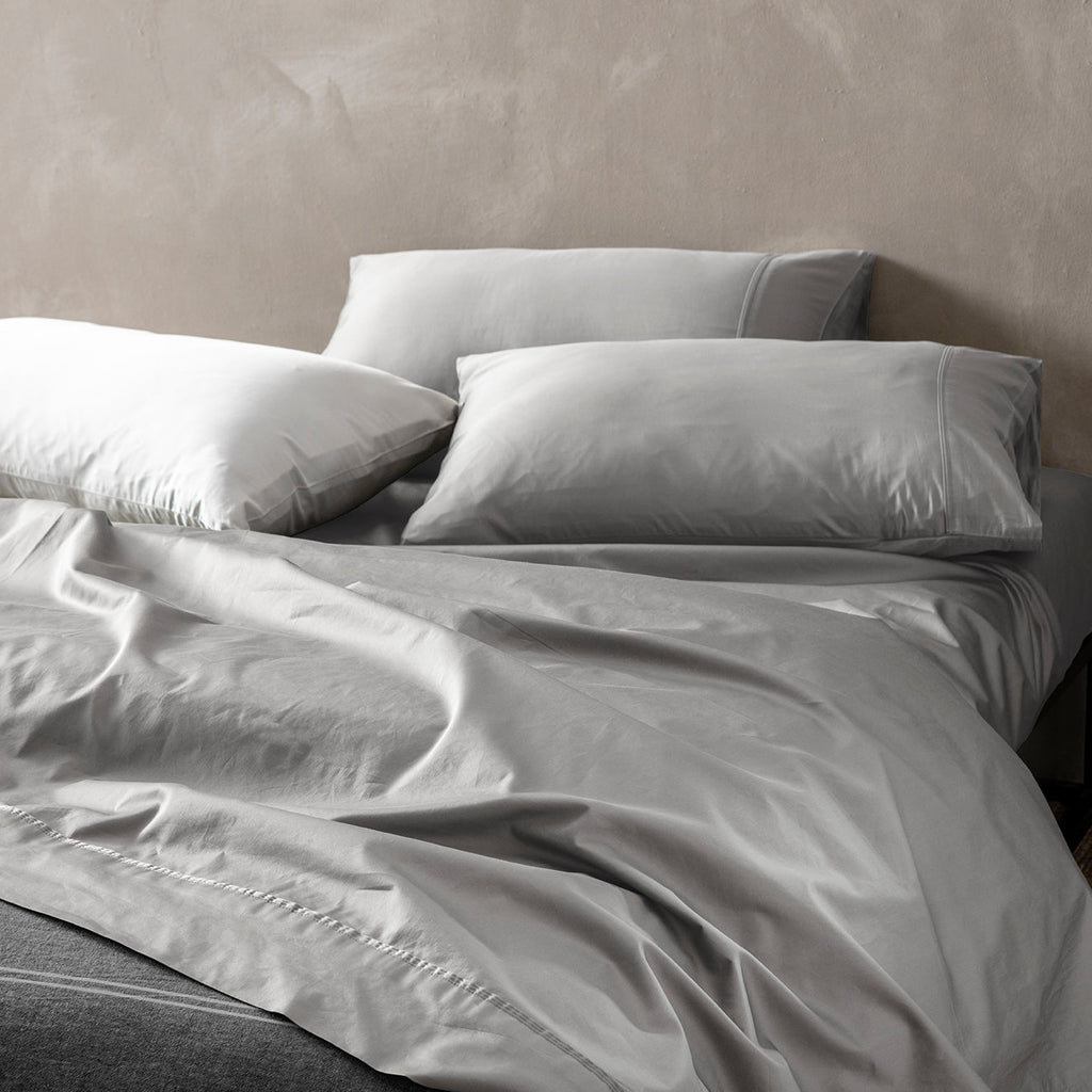 Pure 500 TC Egyptian Cotton Grey Sheet Set
