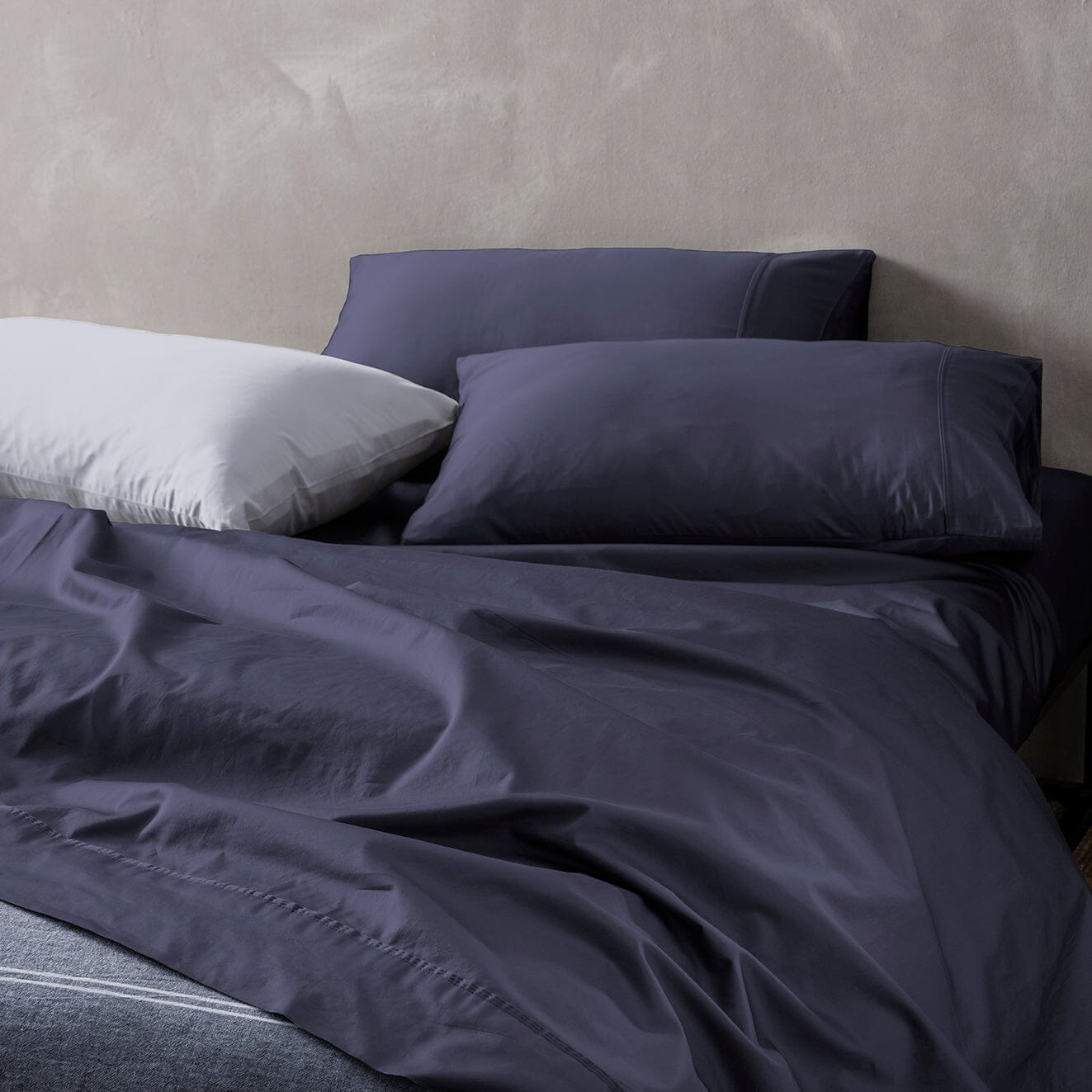 Pure 500 TC Egyptian Cotton Navy Sheet Set