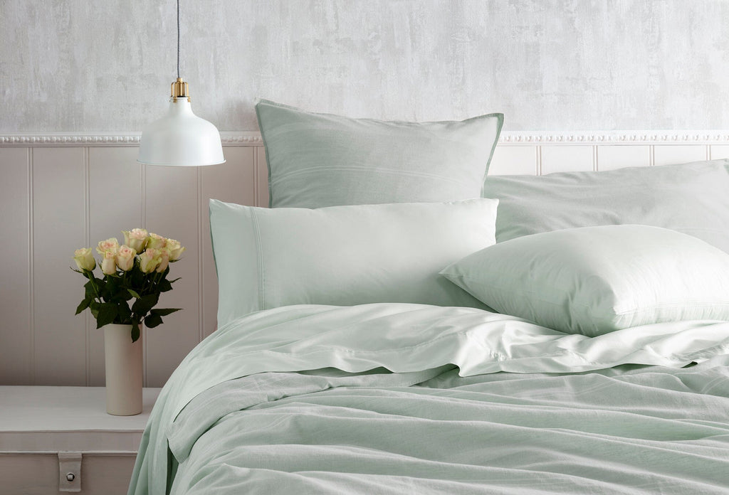 Pure 500 TC Egyptian Cotton Sage Sheet Set