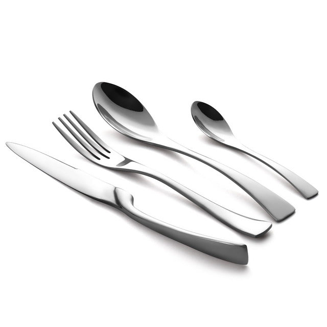 24Pcs/set Stainless Steel Cutlery Set